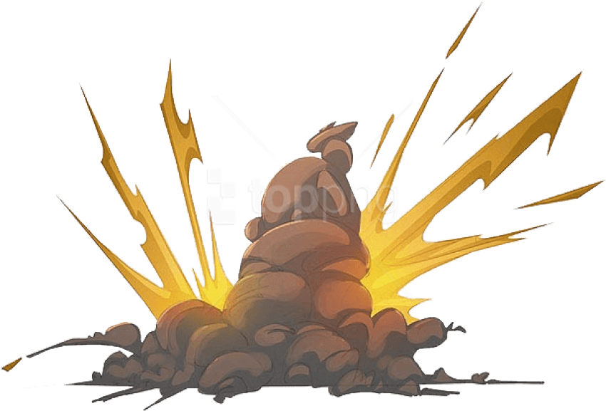 Free Png Download Cartoon Explosion Clipart Png Photo - Cartoon Explosion Transparent Background (850x577), Png Download