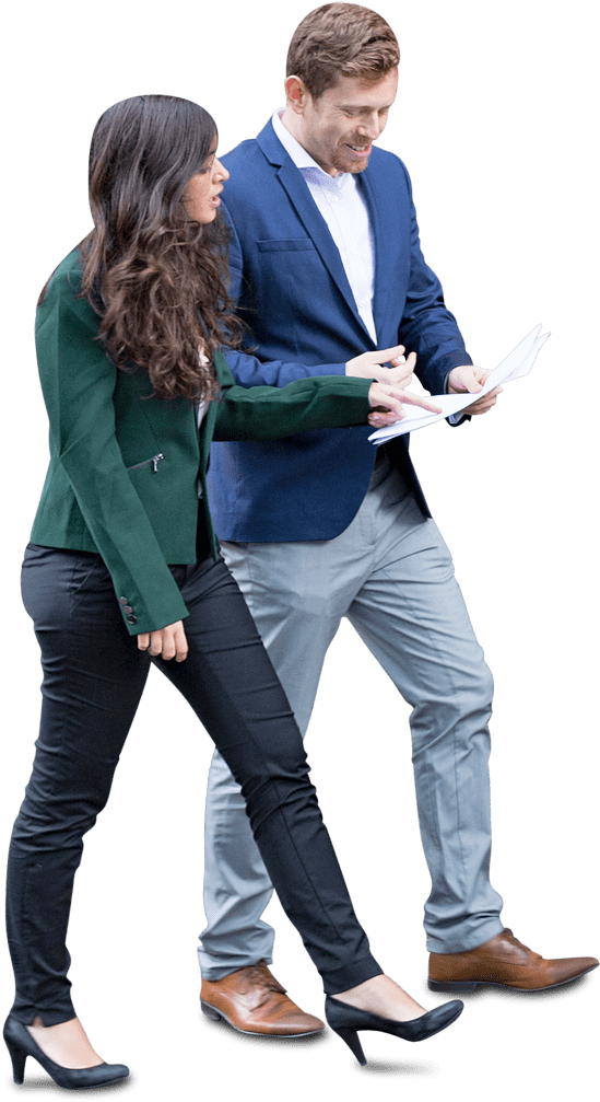 Cut Out People Walking Png (567x1013), Png Download