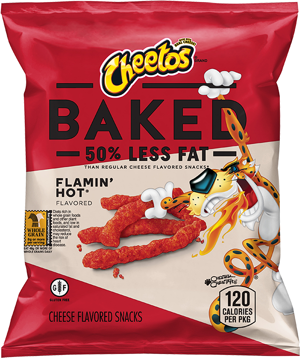 Cheetos® - Baked Hot Cheetos Calories (691x800), Png Download