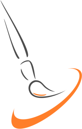 Paint Brush Logo Element Free Elements Objects Lovely - Calligraphy (820x820), Png Download