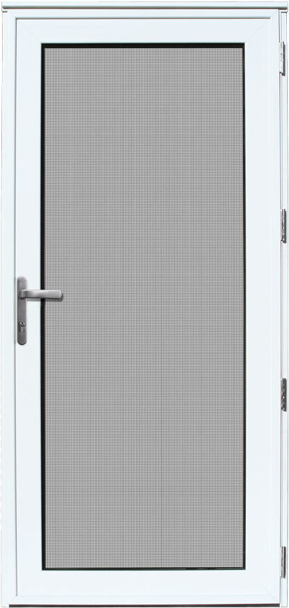 The Ultimate Storm Door Security Screen Doors - White Security Screens (426x900), Png Download
