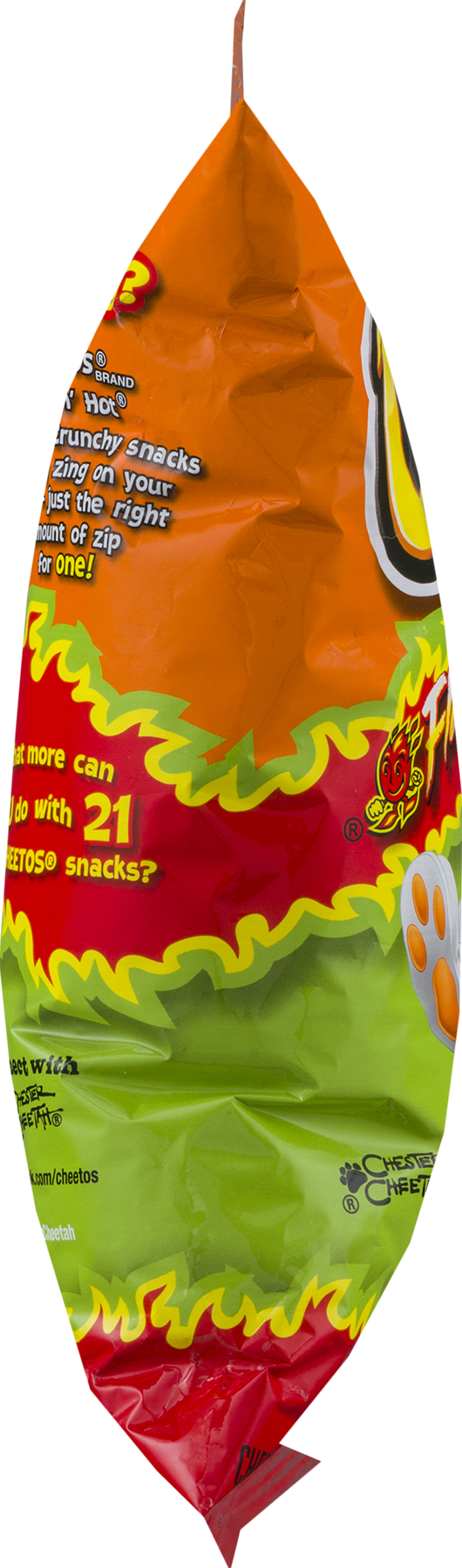 Cheetos Crunchy Flamin' Hot Limón Cheese Flavored Snacks, (530x1800), Png Download