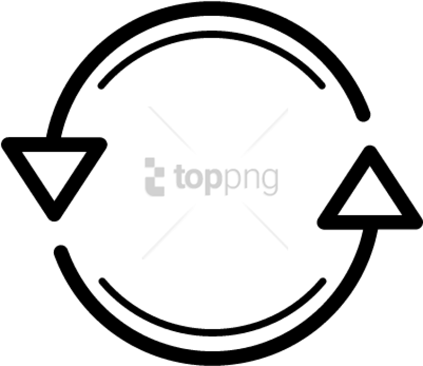 Free Png Dos Flechas En Circulo Png Image With Transparent - Re Order Icon (850x736), Png Download