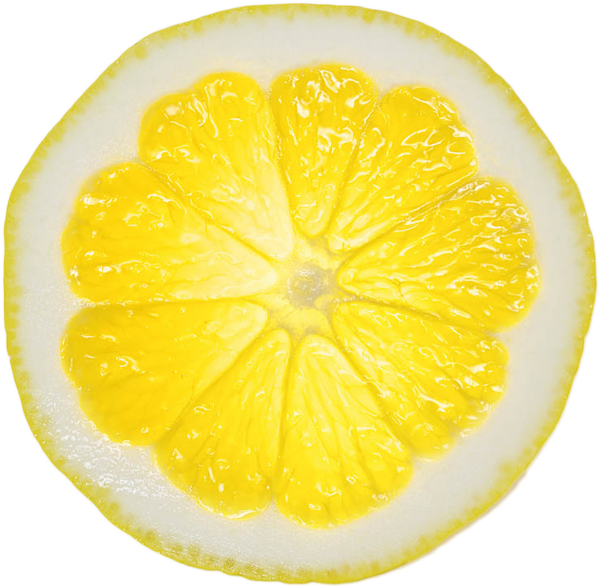 Lemon Slice - Meyer Lemon (866x650), Png Download