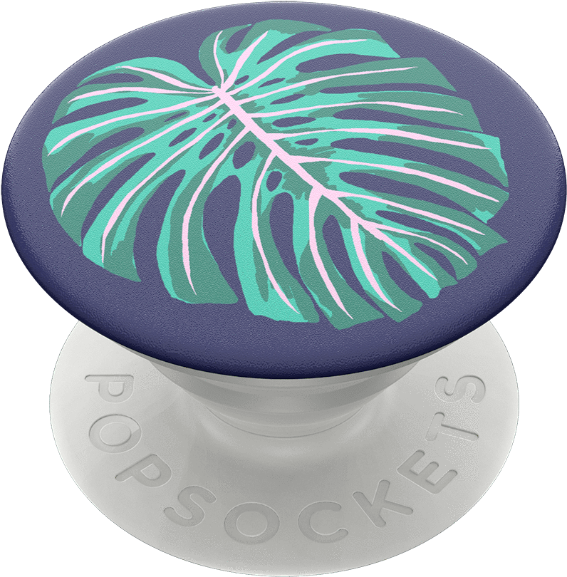Vintage Palm Leaf, Popsockets - Circle (989x1000), Png Download