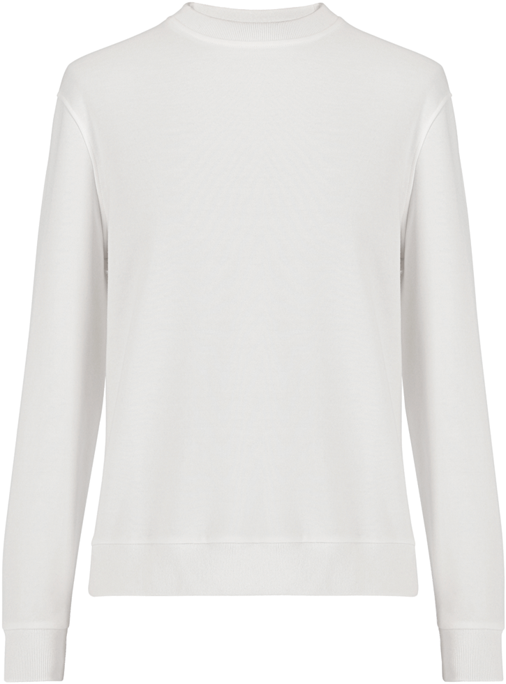 White Cotton Sweatshirt - Sweater (960x1440), Png Download