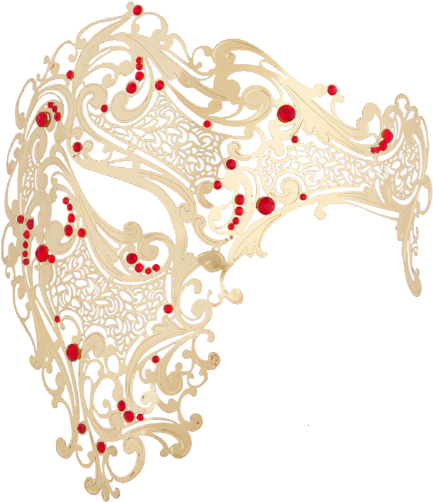 Gold Series Signature Phantom Of The Opera Half Face - Illustration (752x800), Png Download