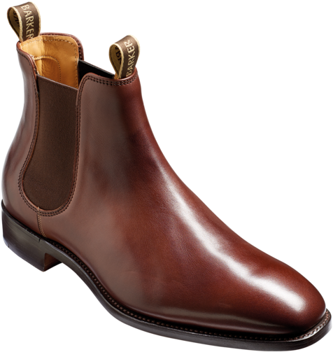 Mansfield - Walnut Calf - Barker Chelsea Boot (1024x600), Png Download