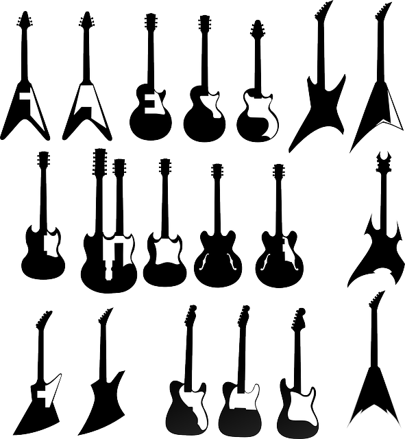 How To Build Your Own Electric Guitar Guitar Vector, - Flying V Guitar Clip Art (591x640), Png Download