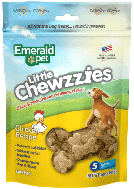 Emerald Pet Little Chewzzies Chicken Recipe Dog Treats - Smart N' Tasty (525x700), Png Download