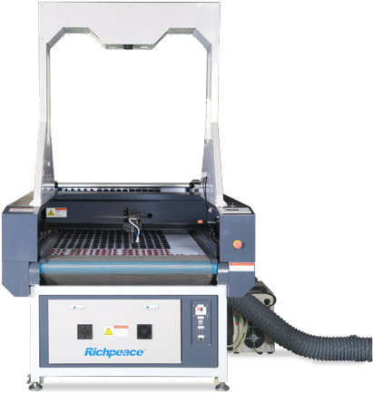 Richpeace Laser Cutting Machine With Big Camera-oriented - Machine (680x453), Png Download