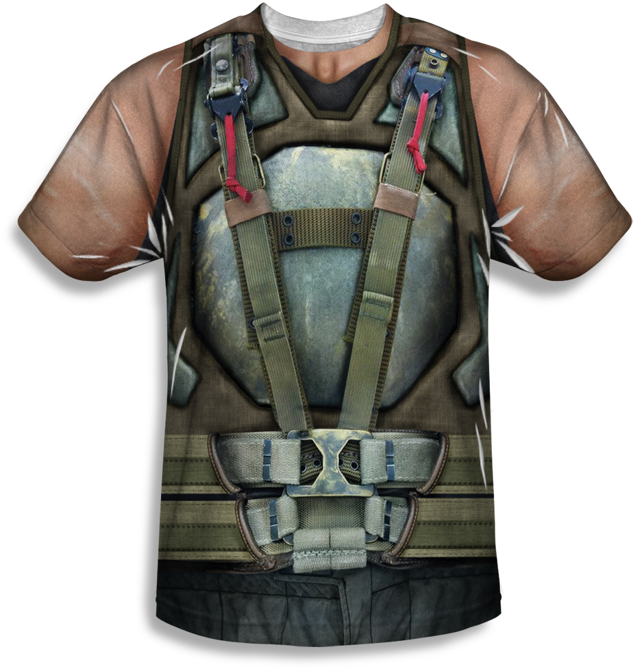 Dorkees - Com - Batman - Bane Costume T-shirt, $25 - Batman Bane Costume (1000x1000), Png Download