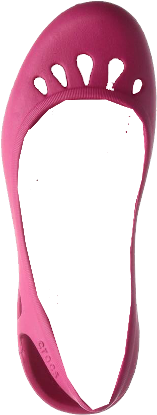 Crocs Women Raspberry Flats - Flip-flops (845x845), Png Download