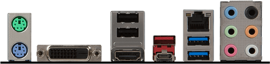 The B150m Bazooka On The Other Hand Has A Black Pcb - Micro Atx Msi B150m Bazooka Plus (1024x819), Png Download