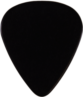 351 Celluloid Black Custom Guitar Pick - Heart (600x600), Png Download