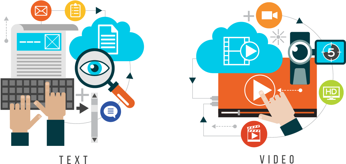Vector Library Download Png For Free Download On Mbtskoudsalg - Text Photo Video Audio (1281x607), Png Download