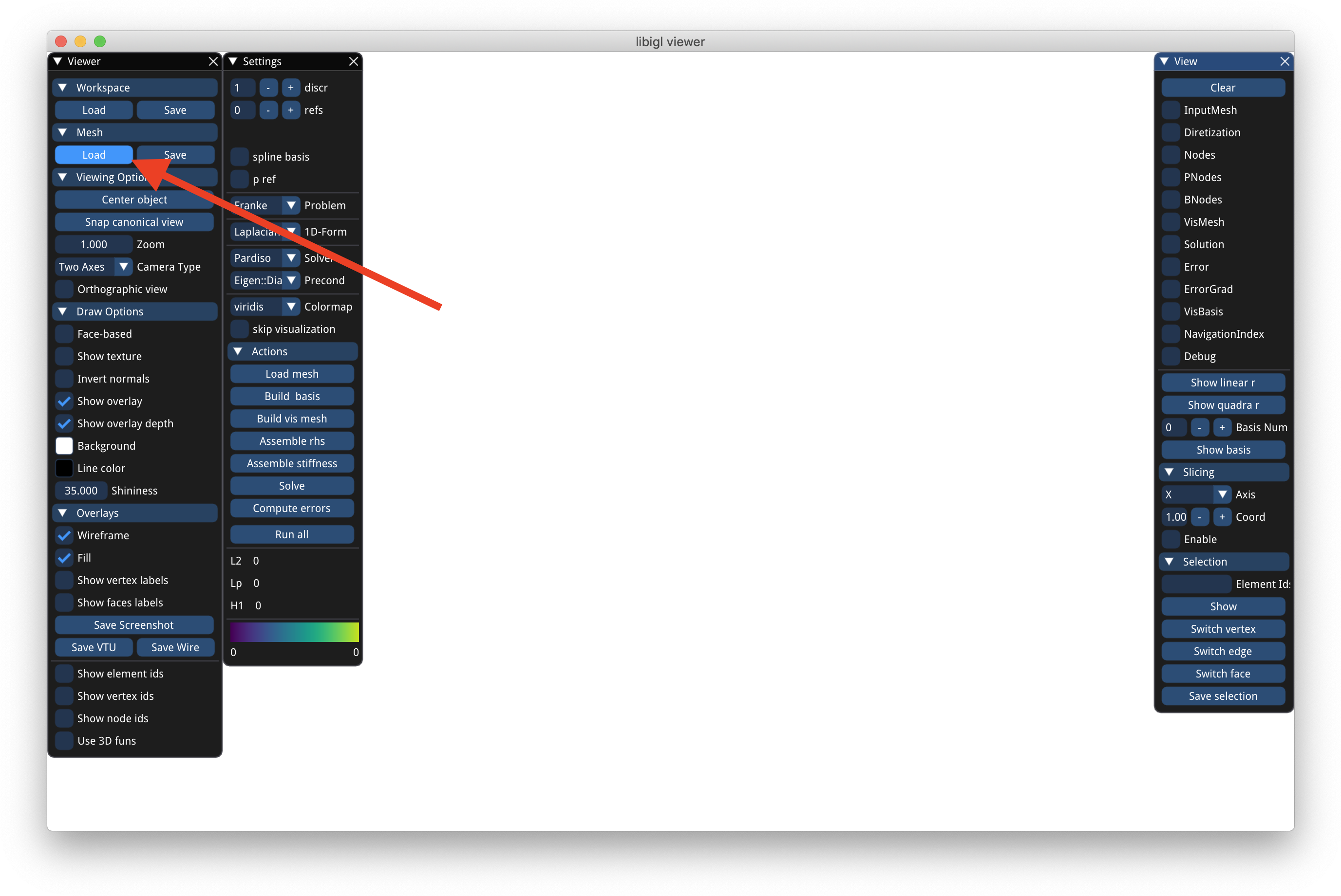 Start The Program With Polyfem Bin This Will Open The - Utility Software (2784x1868), Png Download