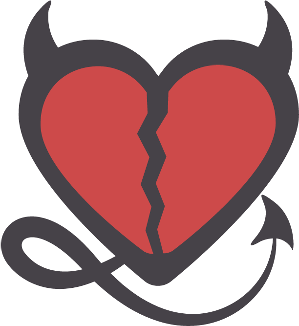 The Heartbreak Kid - Heart Devil Png Transparent (720x720), Png Download
