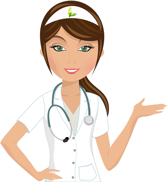 Cartoon Others Nursing Care Hq Image Free Png Clipart - Servicio De Enfermeria A Domicilio (557x775), Png Download
