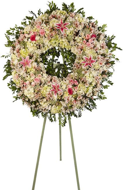 Corona Redonda Rosada - Bouquet (660x660), Png Download