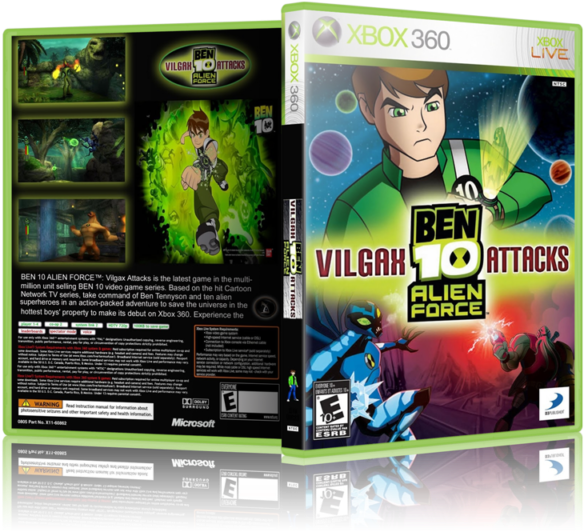Ben 10 Alien Force Vilgax Attacks - Ben 10 Vilgax Attack (640x548), Png Download