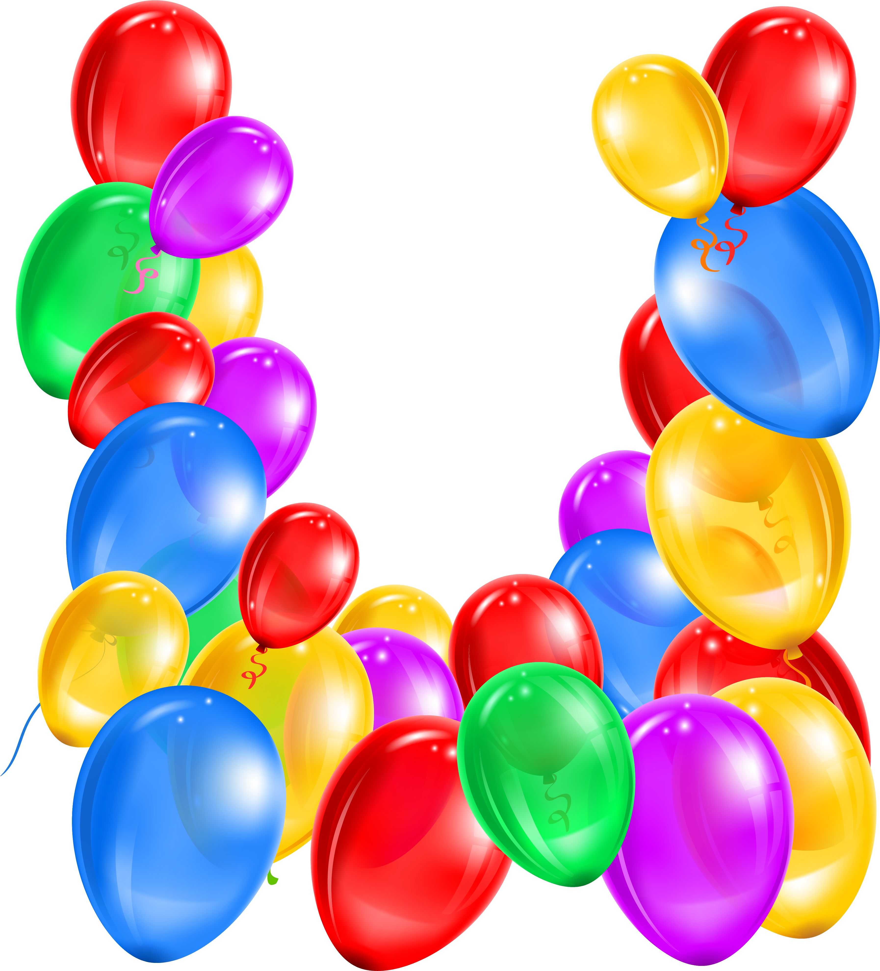 Library Balloon Clip Art Image Portable Network Graphics - Birthday (3888x4698), Png Download
