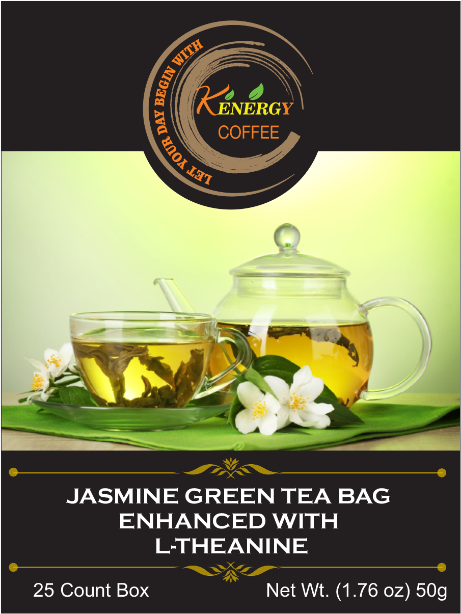Jasmine Green Tea Bag - Tea (1200x1426), Png Download