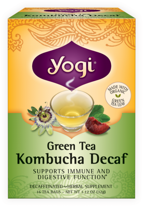Yogi Green Tea Kombucha (700x700), Png Download