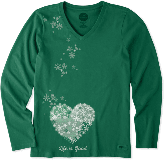 Women's Floating Hearts - Life Is Good (570x570), Png Download