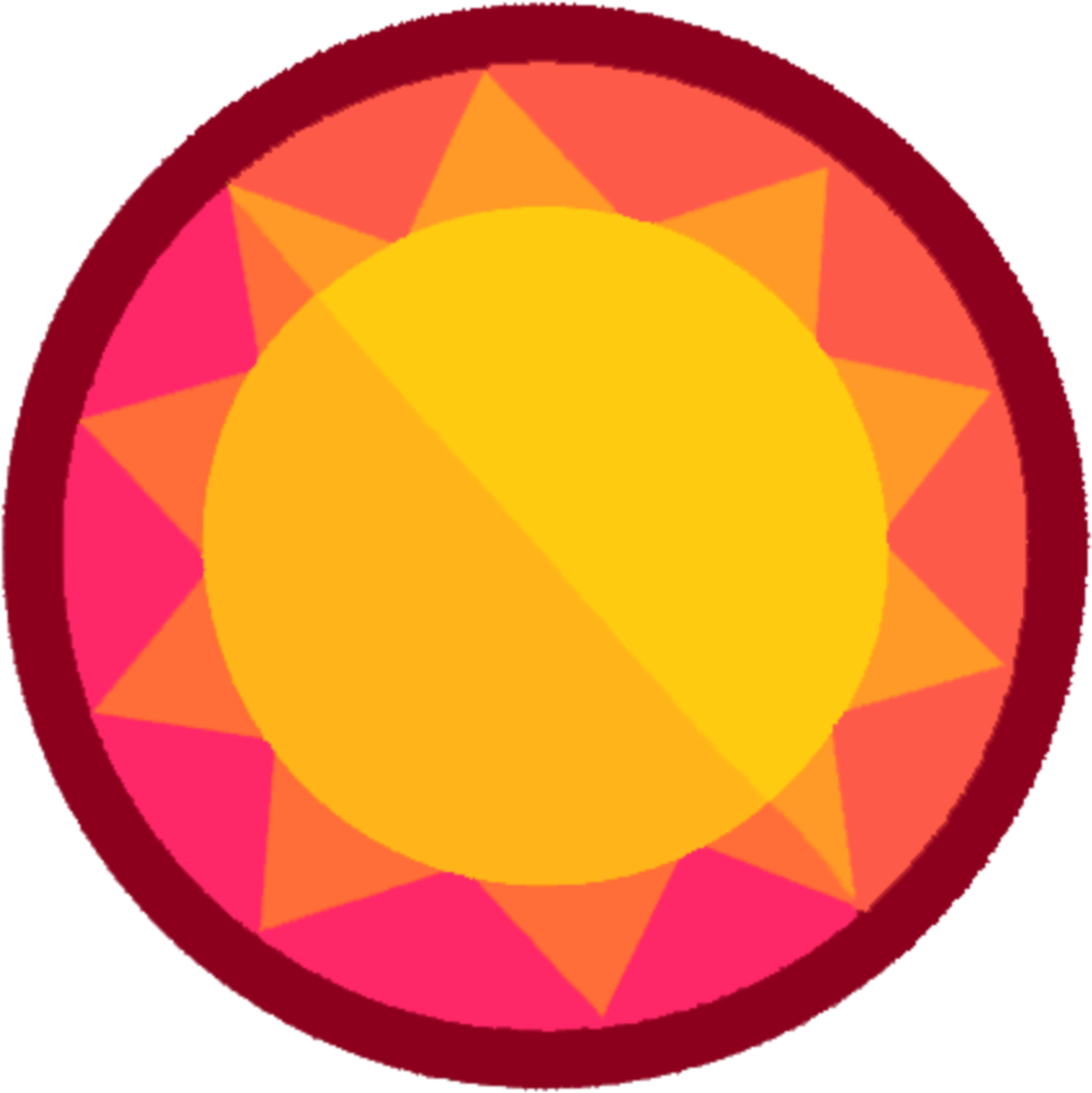 Gemstone Clipart Orange Gem - Steven Universe Topaz (2048x2048), Png Download