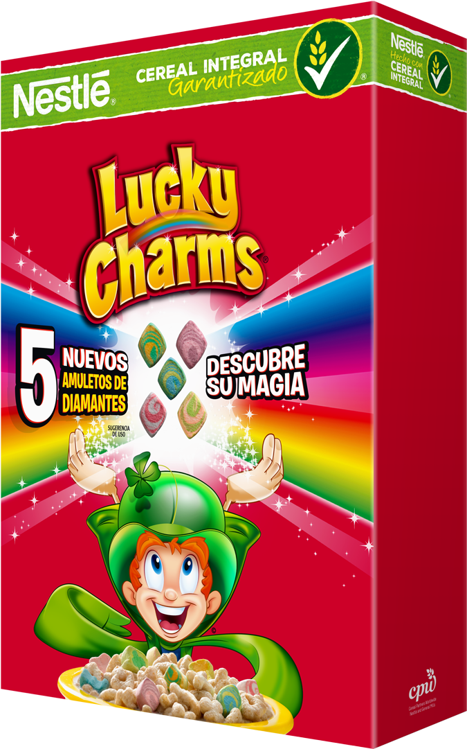 Lucky Charms Cereal (820x1094), Png Download