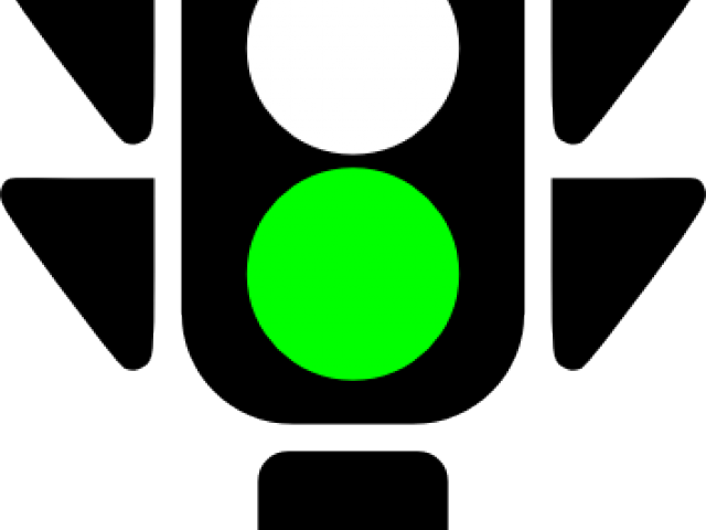 Traffic Light Clipart Greenlight - Traffic Light Red Clipart (640x480), Png Download