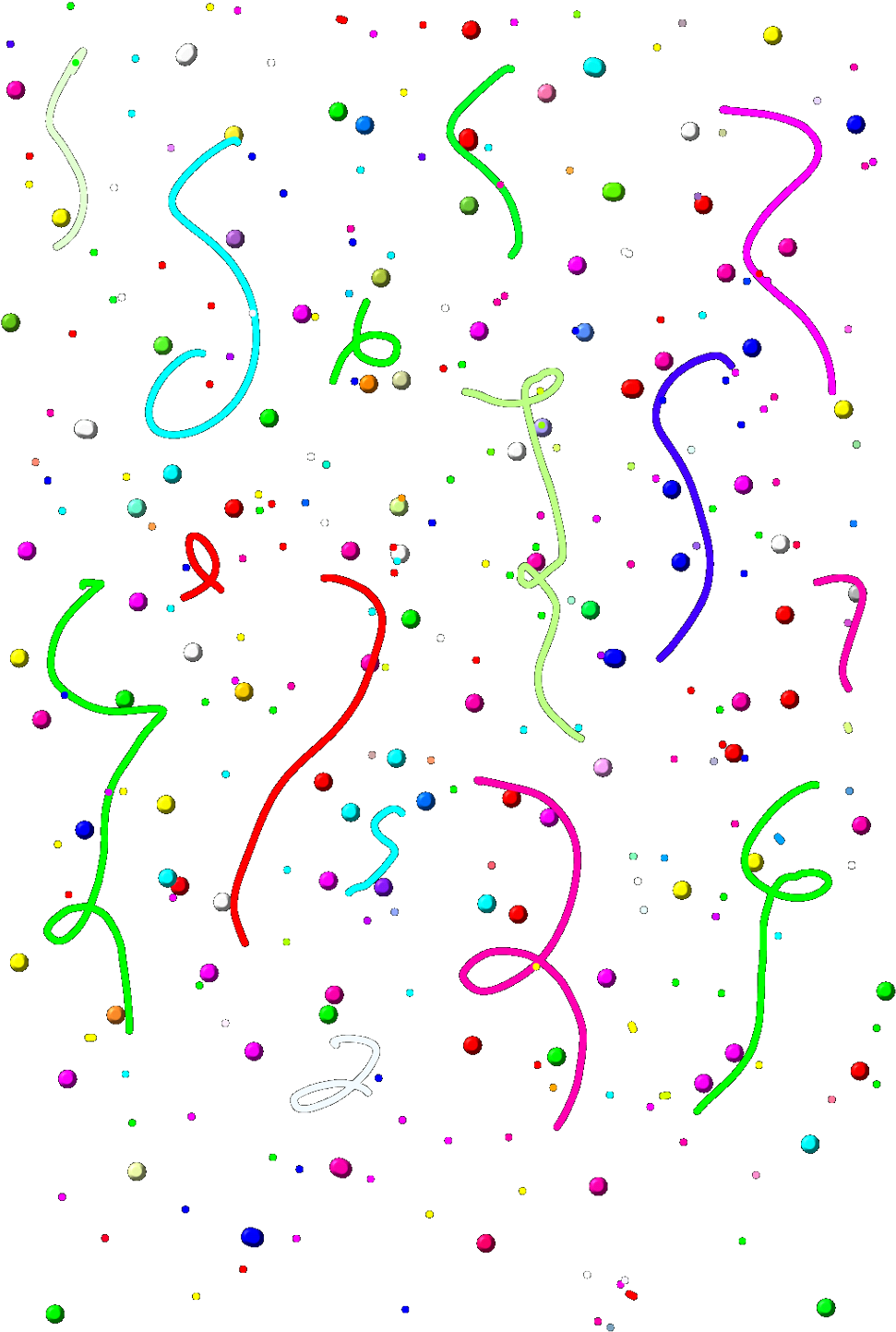 #confetti #falling #confettifalling #ribbons #dots - Illustration (1024x1820), Png Download