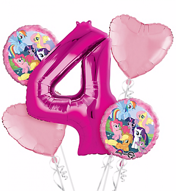 187-800x800 - 4th Birthday Balloon (800x800), Png Download