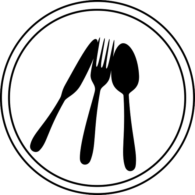 Cutlery Clipart Silverware - Prato E Talher Vetor Png (640x640), Png Download