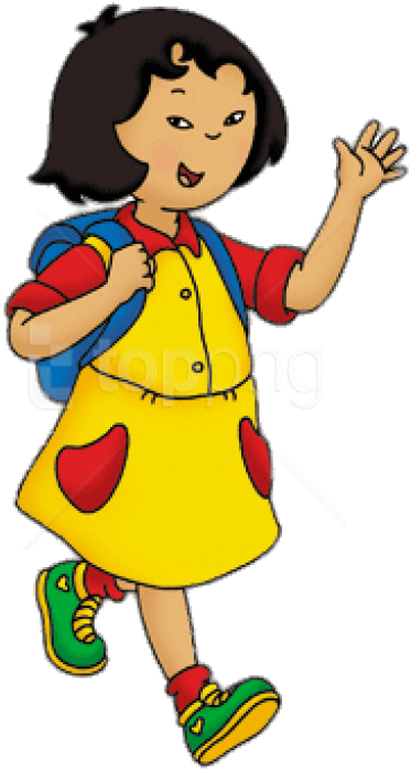 Free Png Download Caillou's Friends Sarah Walking To - Caillou Characters (851x758), Png Download