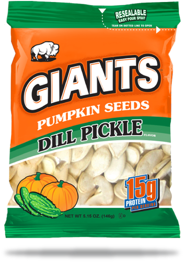Giants Dill Pickle Sunflower Seeds (599x600), Png Download