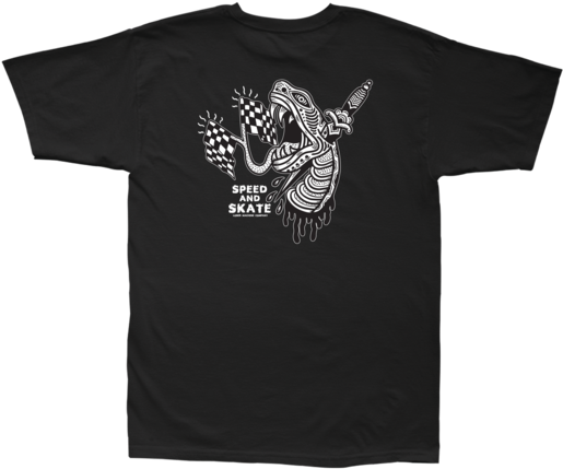 Sbk X Lmc Viper Spit Stock Tee Black - Drawings Of Custom Lettering (600x514), Png Download
