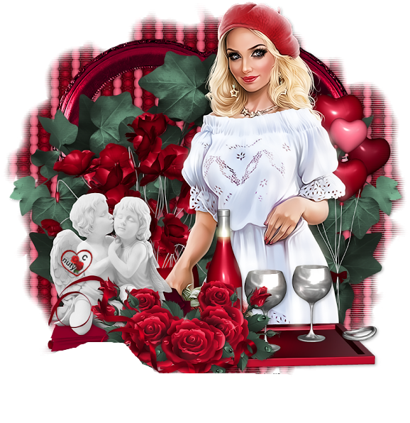 Happy V Day, You Look Like, 3d Girl, Beautiful Ladies, - Garden Roses (640x640), Png Download