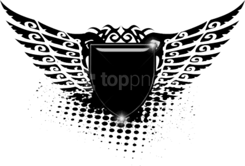 Free Png Shield Wings Png Png Image With Transparent - Wing Shield Logo Png (850x578), Png Download