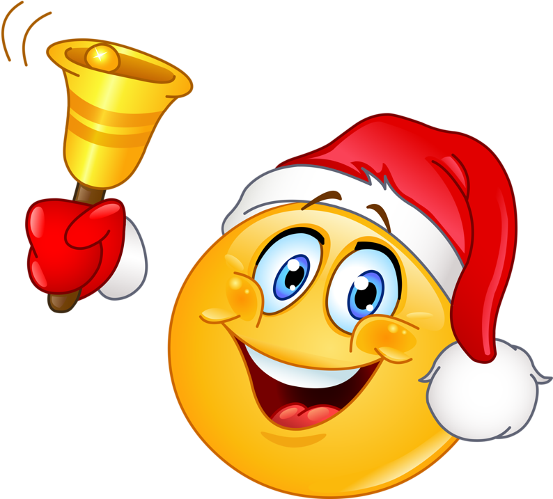 Christmas Emoticons - Smiley Christmas (800x716), Png Download
