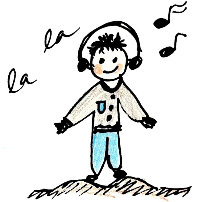 Holiday Gift Ideas For Boys Sony Noise Canceling Headphones - Gambar Anak Mendengarkan Musik Kartun (700x748), Png Download