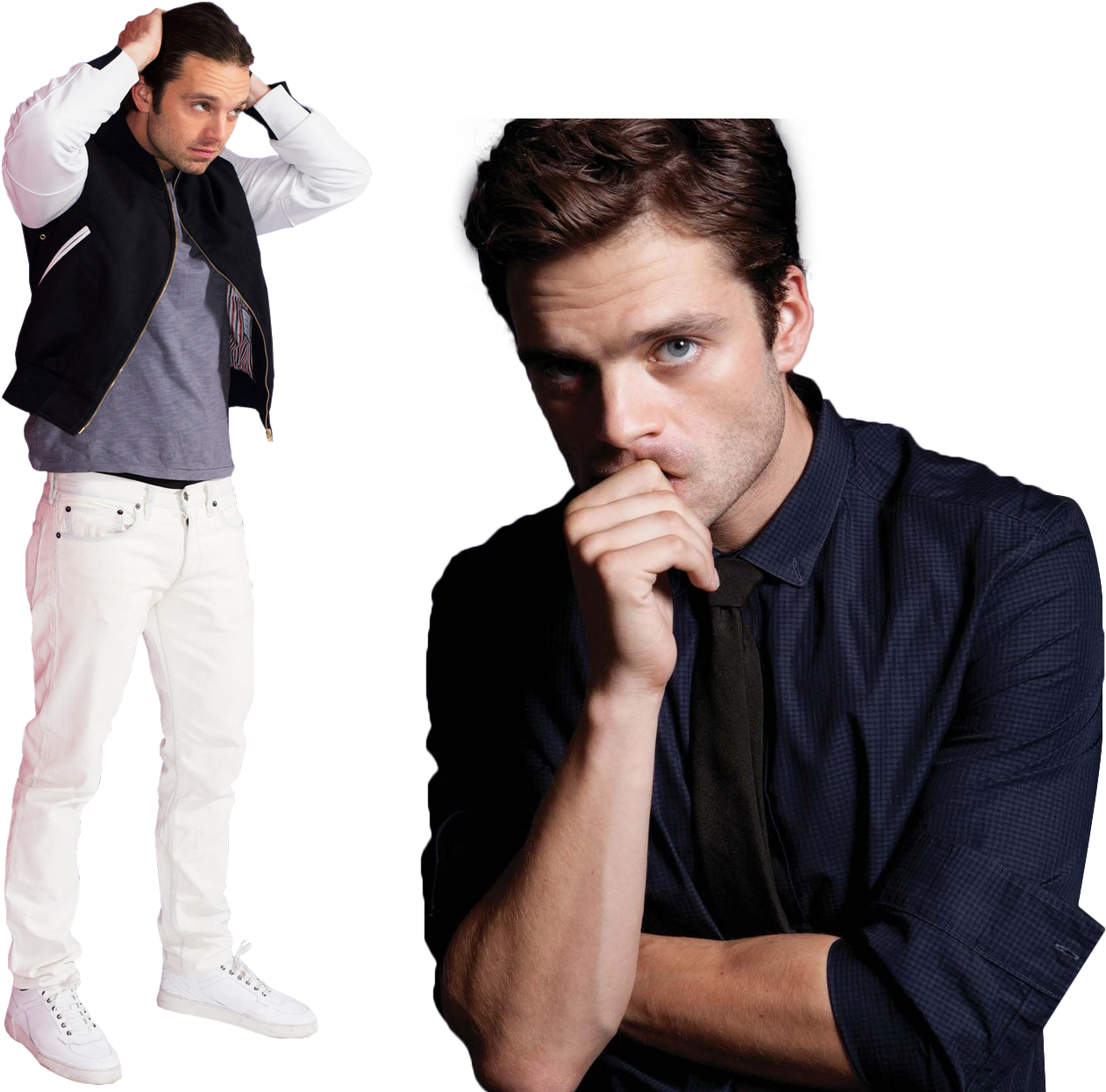 Sebastian Stan Iphone X Lockscreen (1280x1280), Png Download