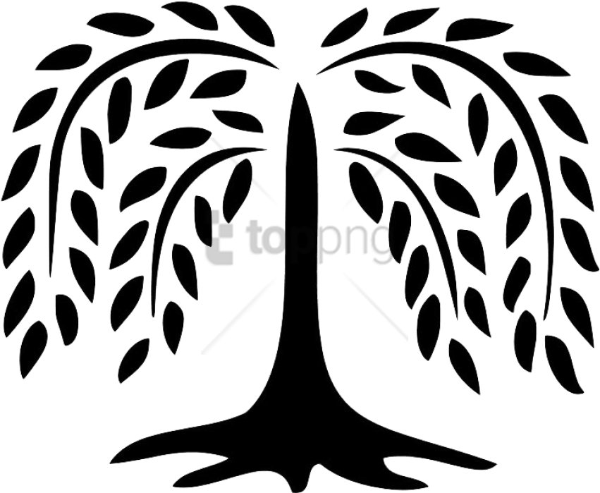Free Png Willow Tree Png Image With Transparent Background - Transparent Background Willow Tree Clip Art (851x699), Png Download