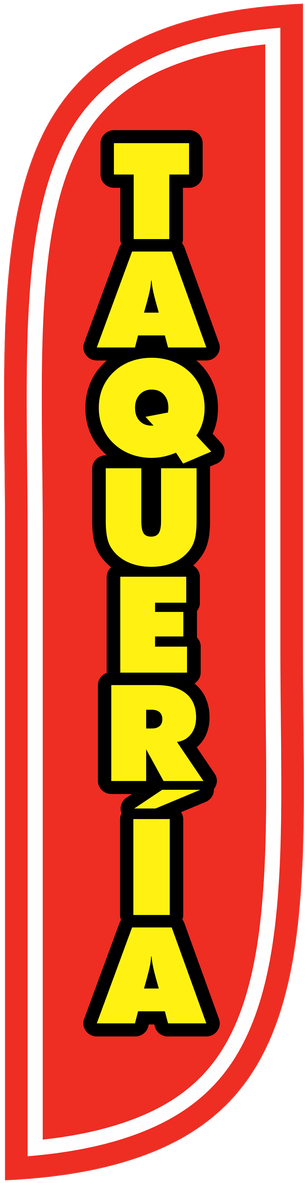 5ft Taqueria Feather Flag Spanish Red - Bottle (1280x1280), Png Download