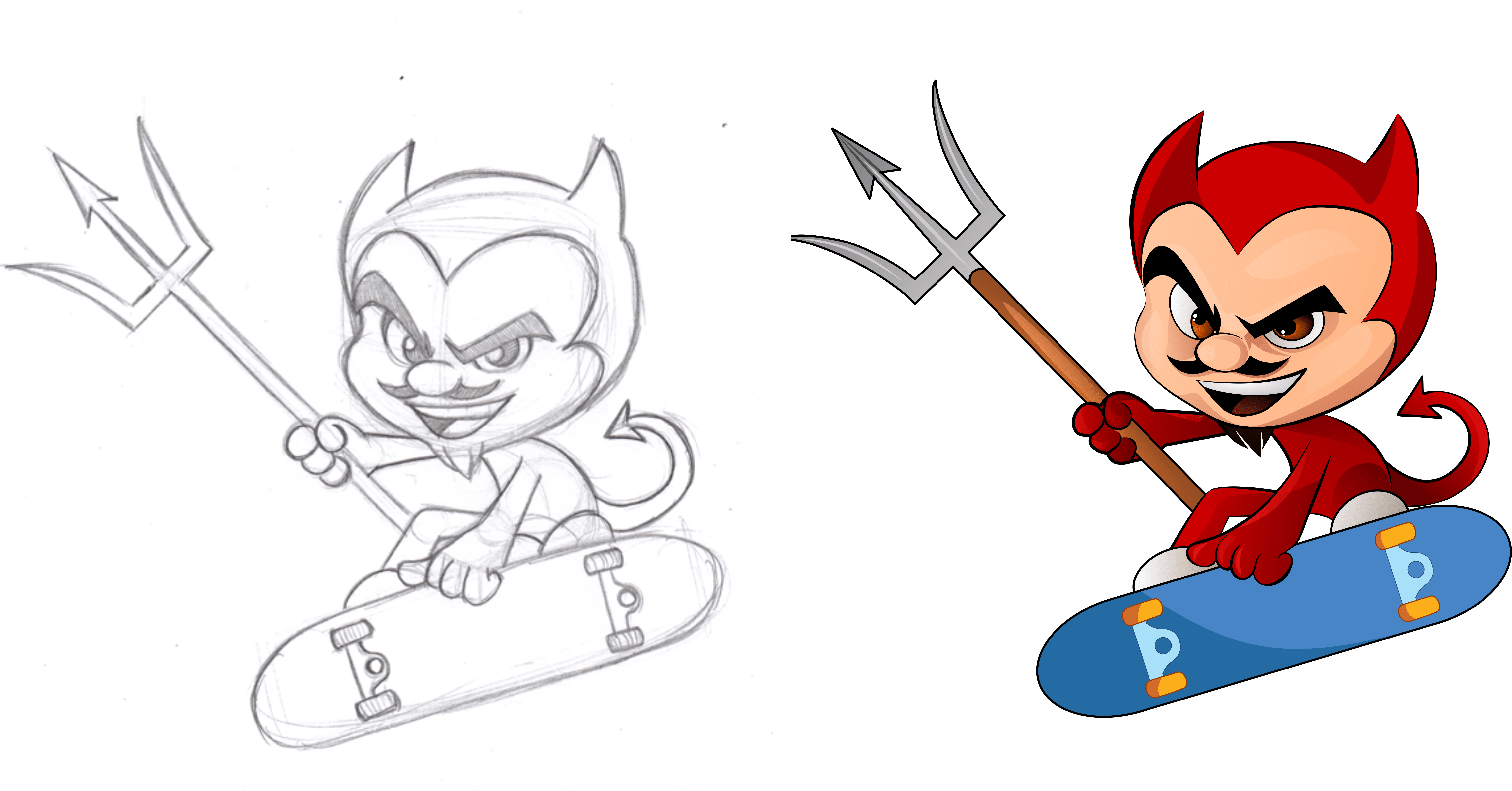 I Will Design A Cartoon Character Or A Mascot - Cartoon (6098x3190), Png Download