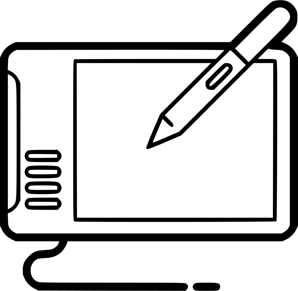 Digital Pen Svg Png Icon Free Download - Digital Art Icon Png (980x958), Png Download