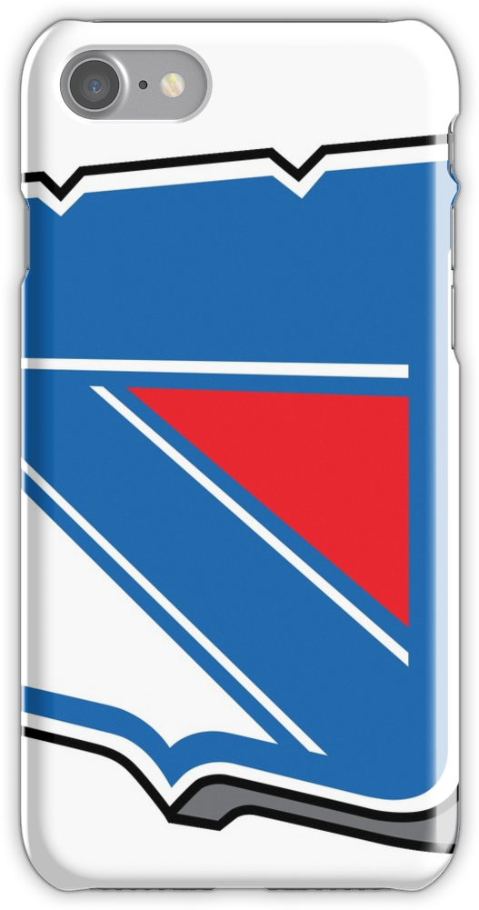 New York Rangers 3d Logo Iphone 7 Snap Case - Mobile Phone Case (750x1000), Png Download