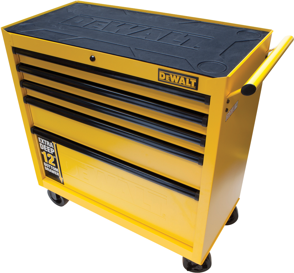 36" 5 Drawer Roller Cabinet - Dewalt 26 Tool Chest (1031x1031), Png Download