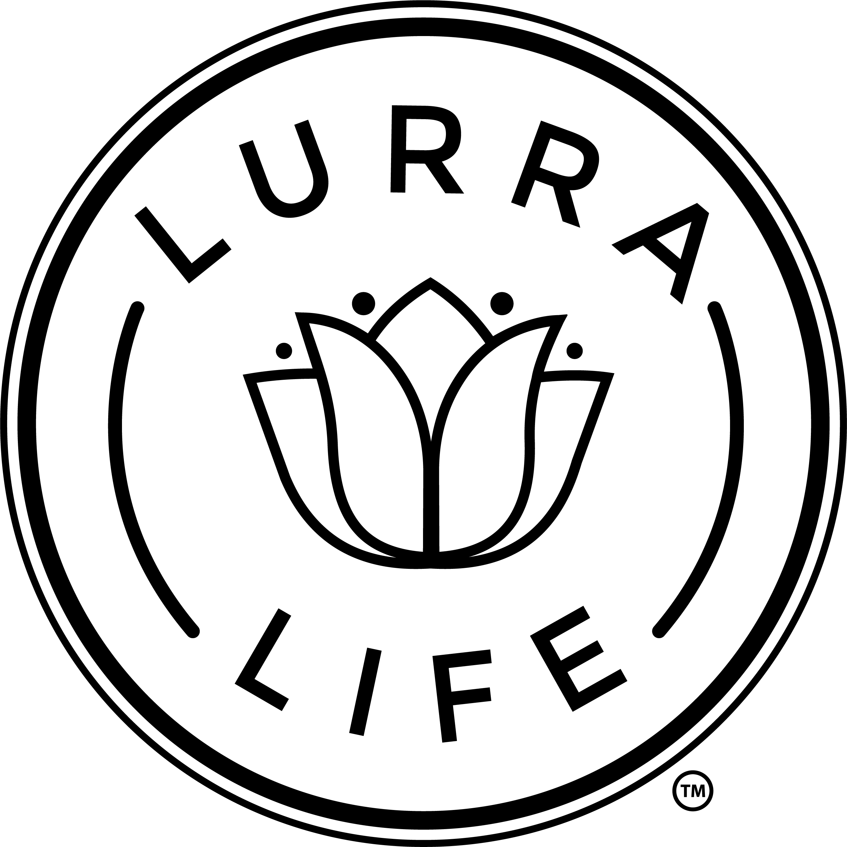 Lurralife Logo In Black - Lurra Life (2701x2701), Png Download